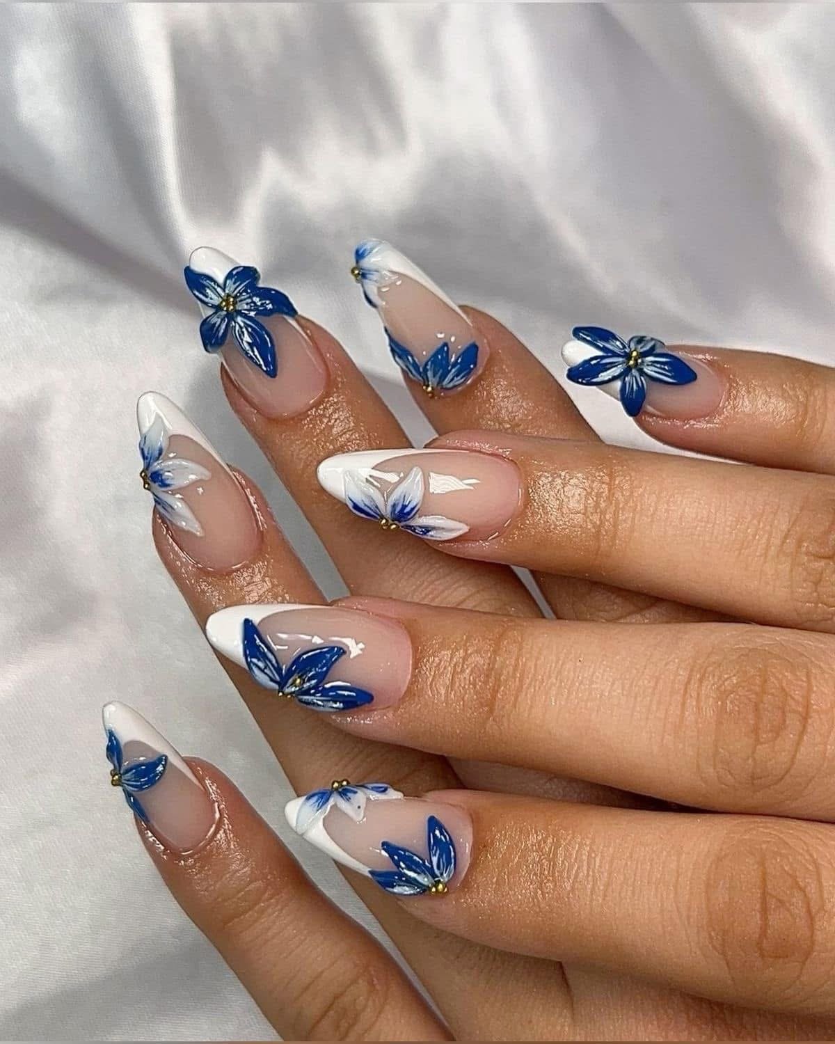 Bleu Floral